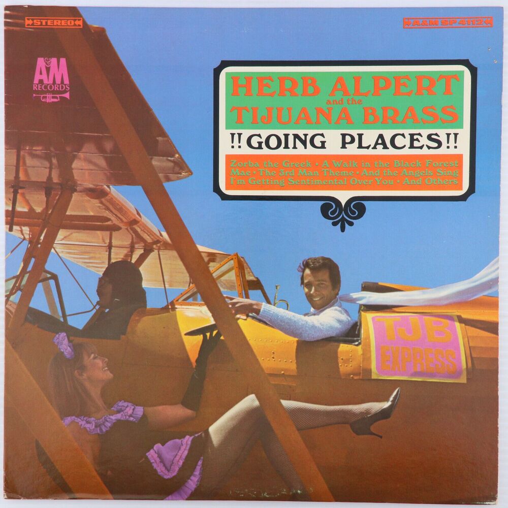 Herb Alpert And The Tijuana Brass – !!Going Places!! 1965 12" LP Record SP-4112